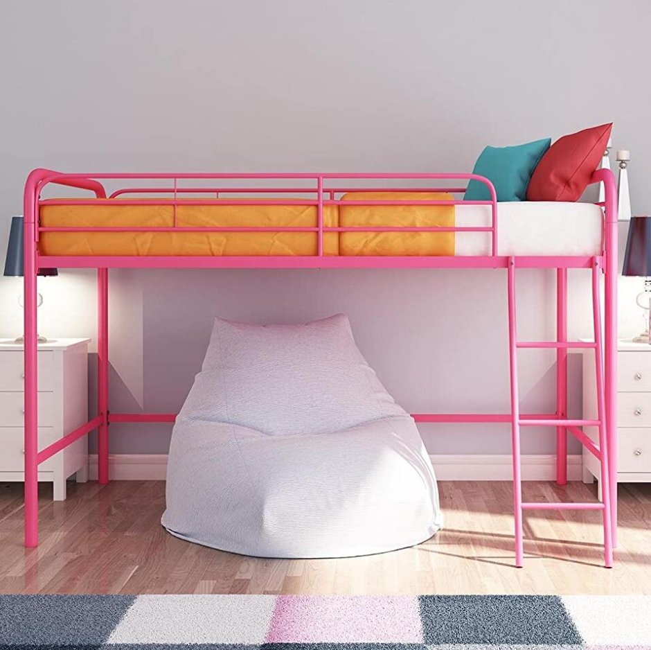 Двухъярусная кровать для детей белая