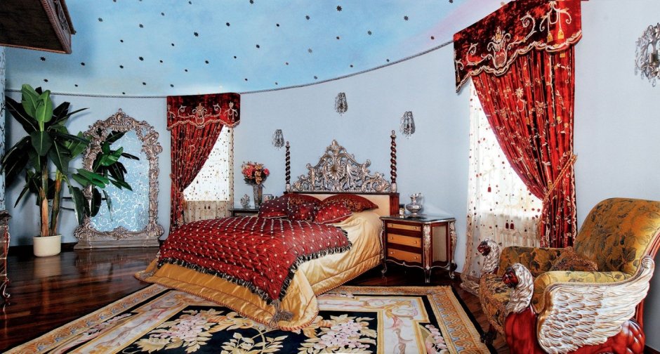 Шторы в Восточном стиле в интерьере