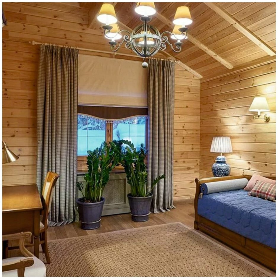Комната отделанная вагонкой