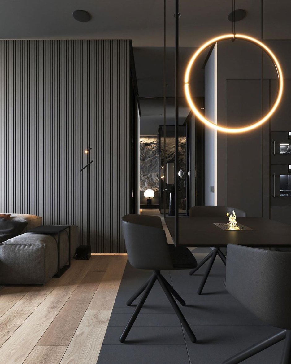 Строгий интерьер