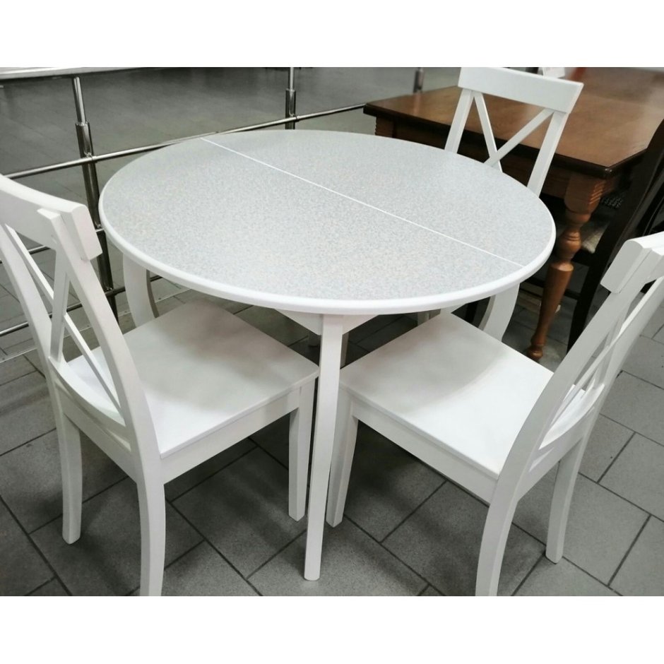 Стол Гермес круглый обеденный