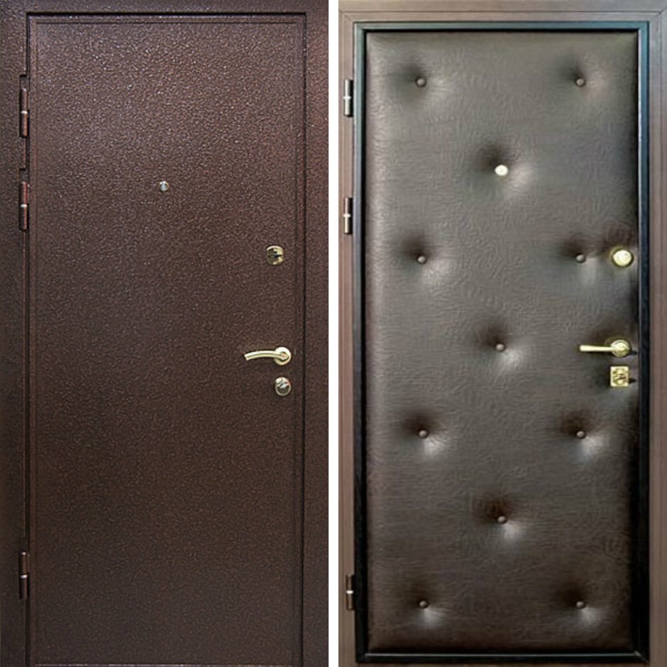 Входная металлическая дверь железо железо Оптима 2
