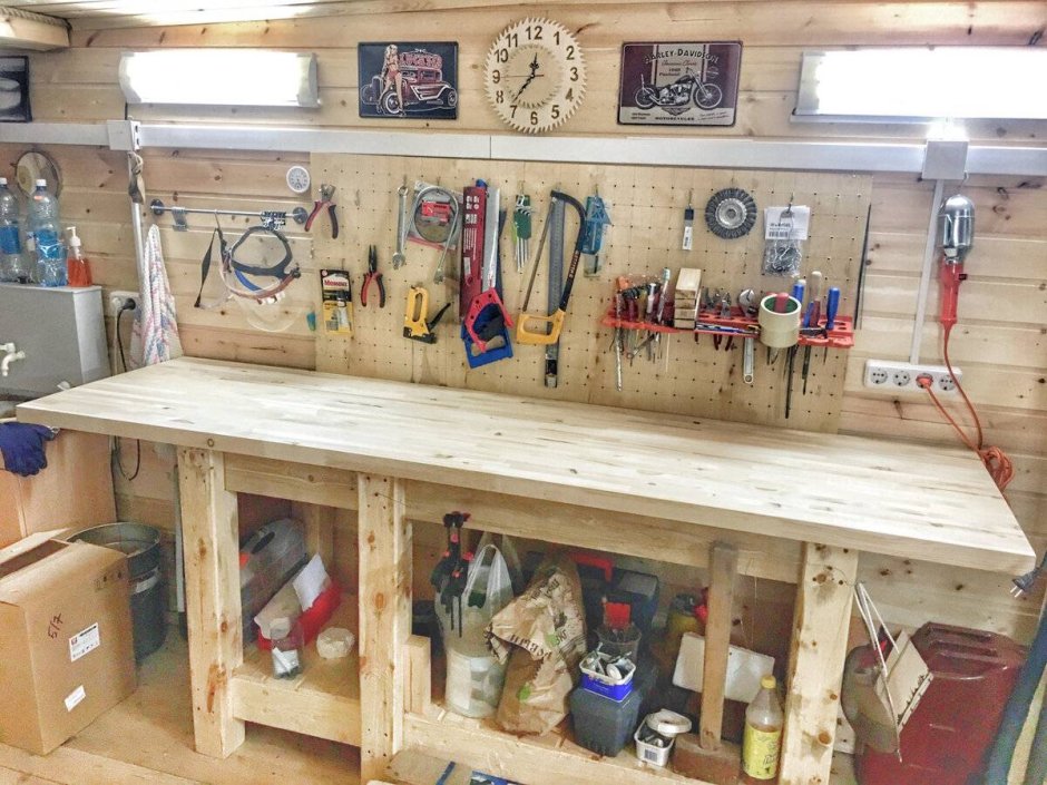 Организация пространства в гараже