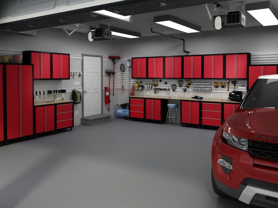 Интерьер автомастерской