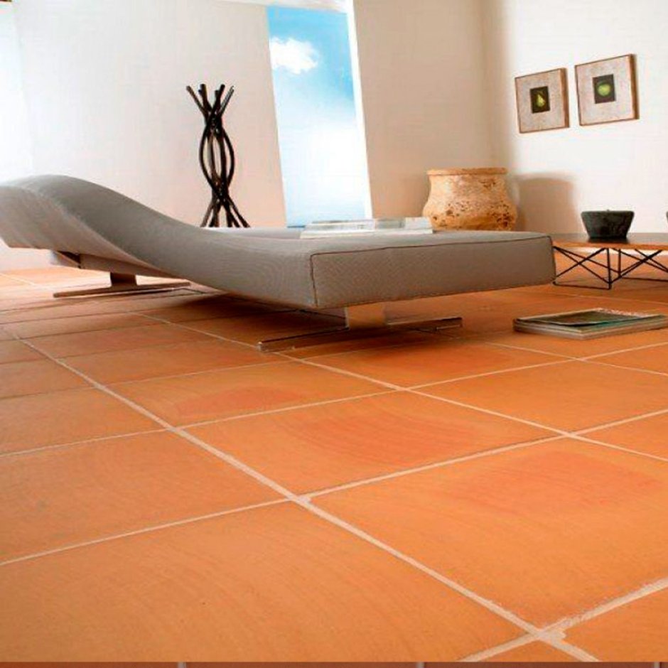 Плитка на пол терракота