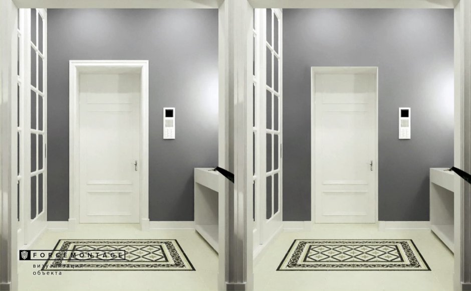 Входная дверь без наличников