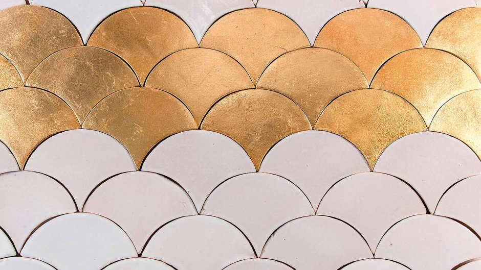 Плитка чешуя для ванной