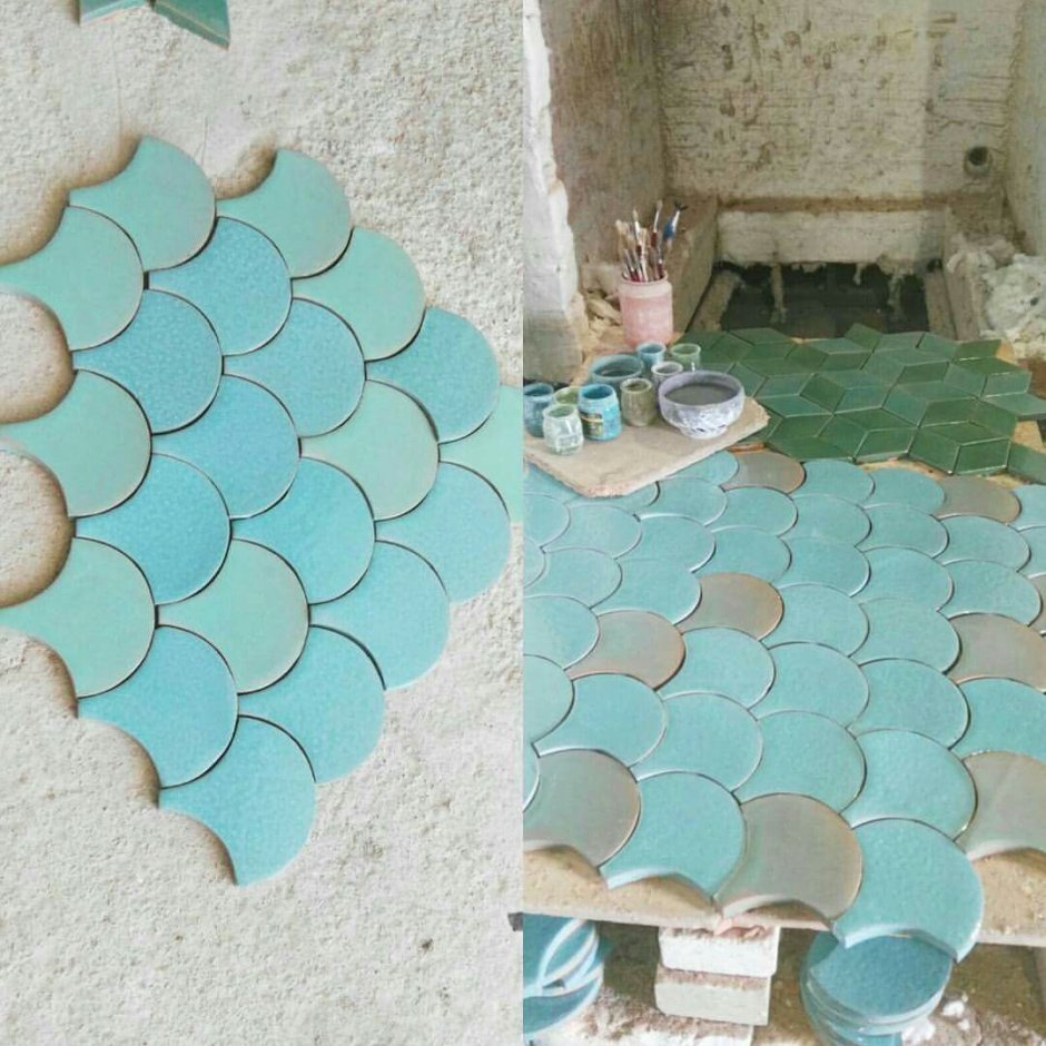 Плитка из коллекции Squama от Natucer