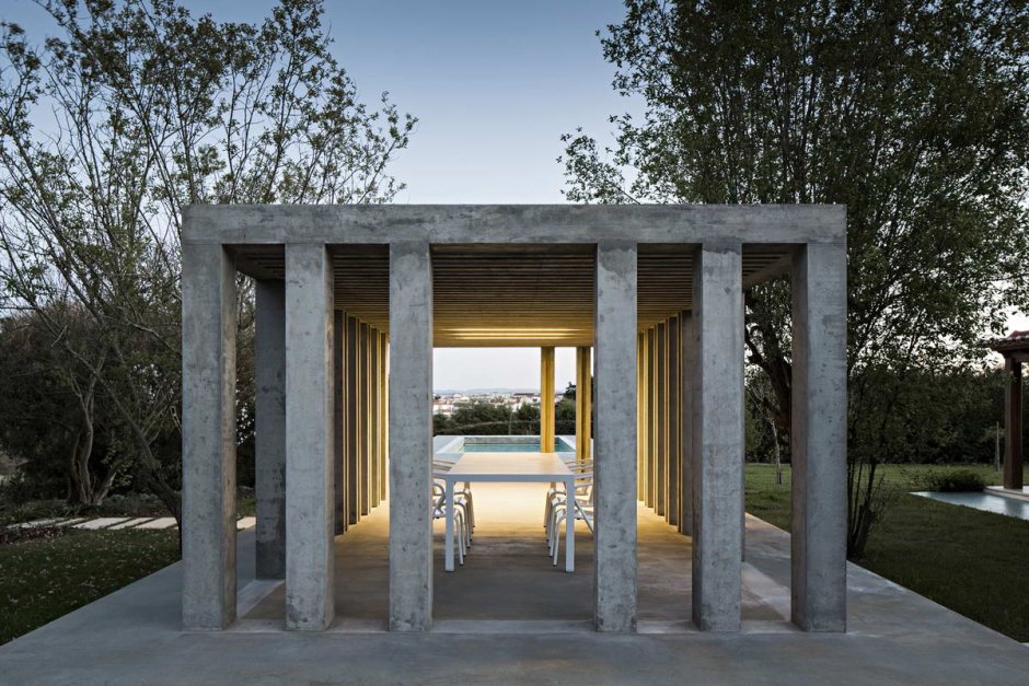 Арт бетон мангальная зона