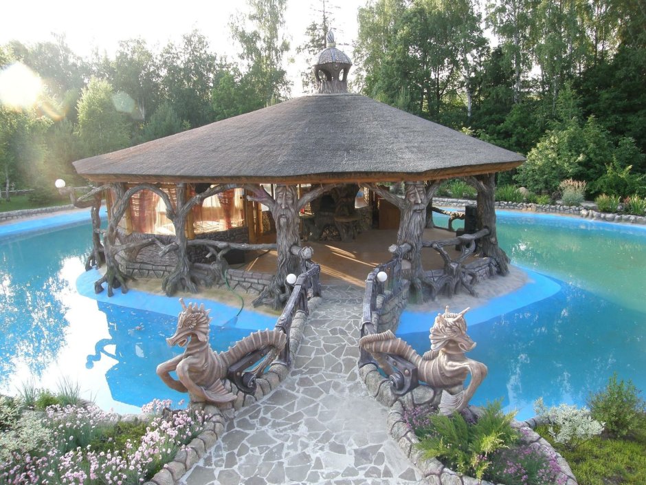 Ротонда пергола