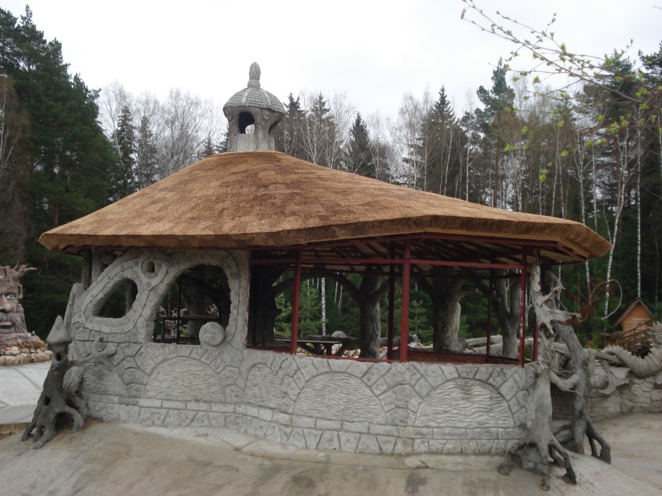 Беседка из артбетона