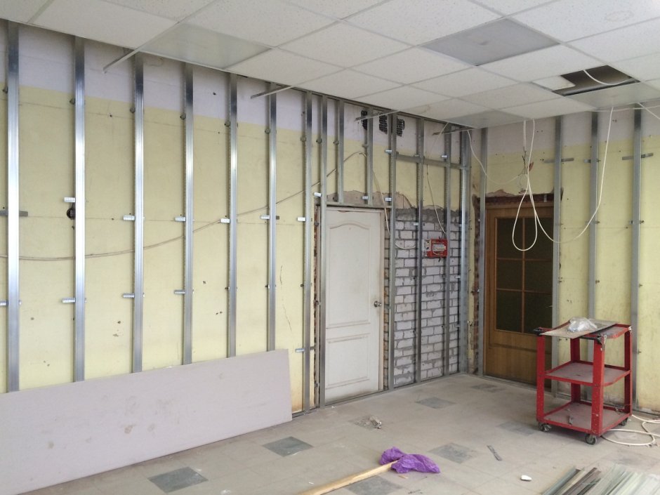 Каркас для ГКЛ стены