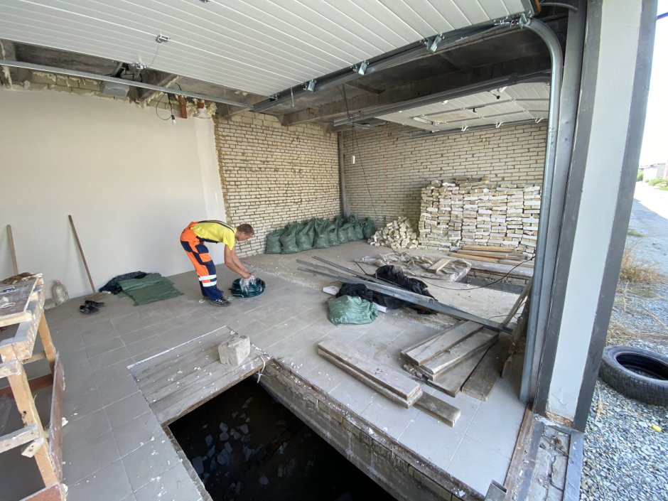 Перегородка в гараже