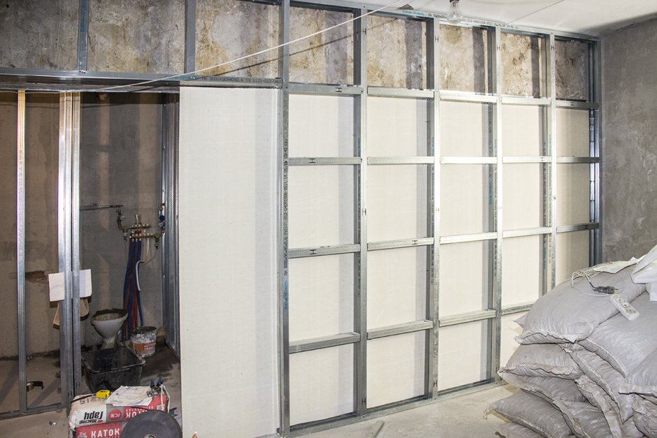 Каркас для ГКЛ перегородки