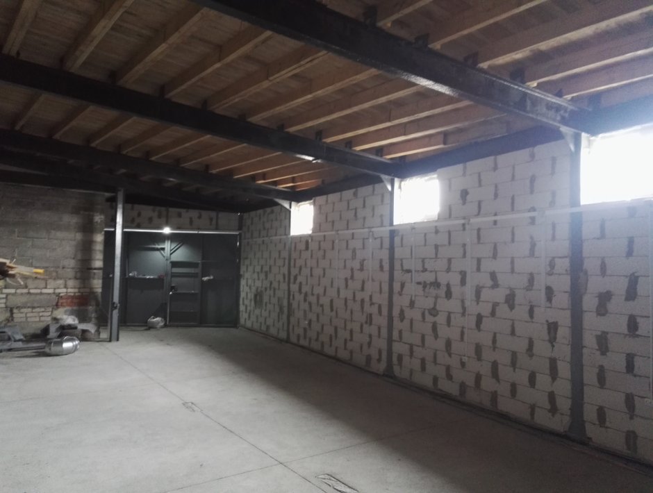 Гараж из кирпича внутренняя отделка