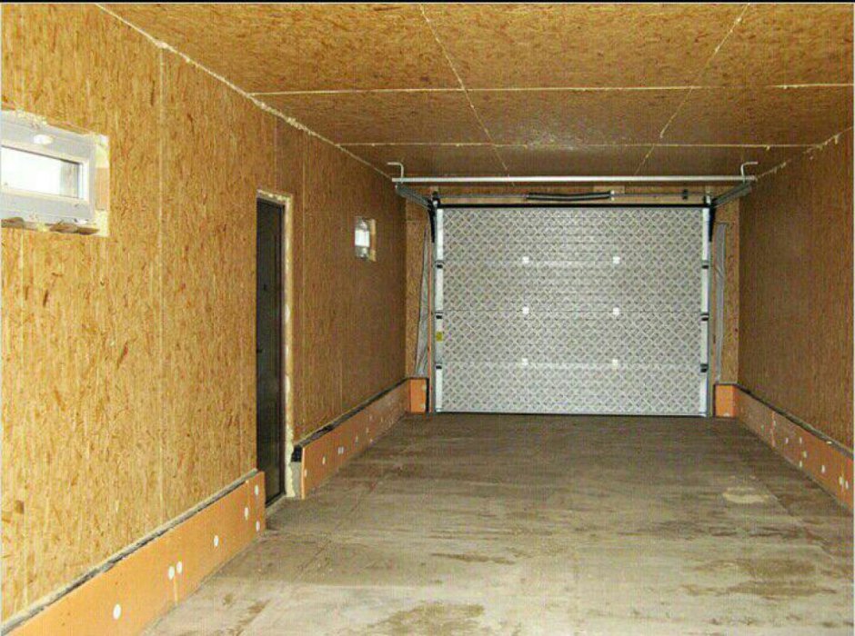 Отделка гаража