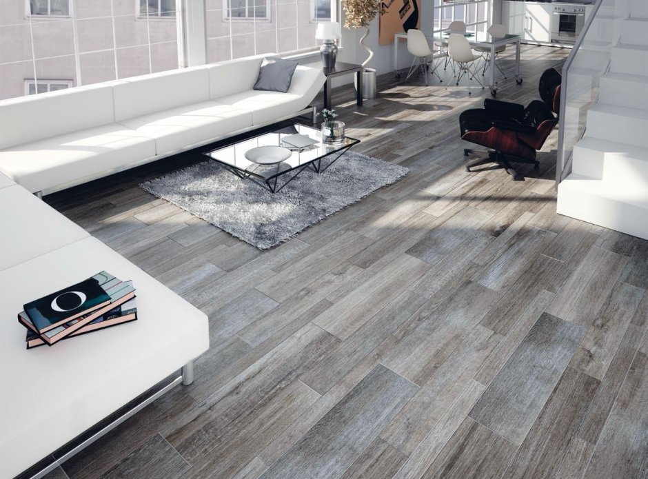 Керамогранит 20х80 Дувр, серый