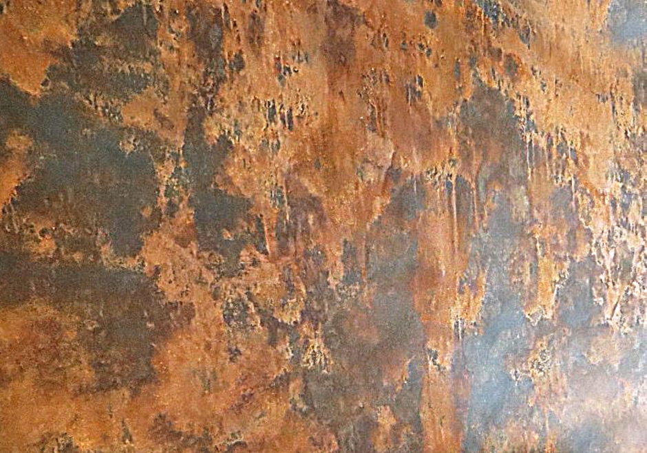 Декоративная штукатурка с эффектом металла