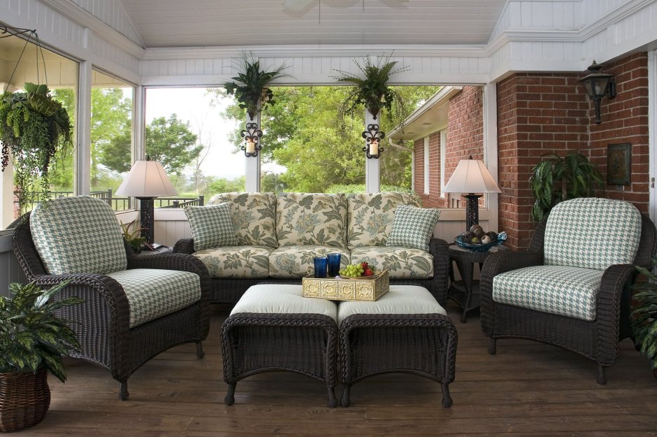 Терраса в английском стиле