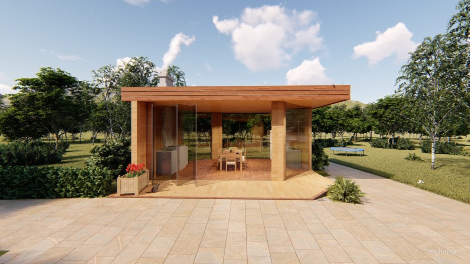 Визуализация беседки