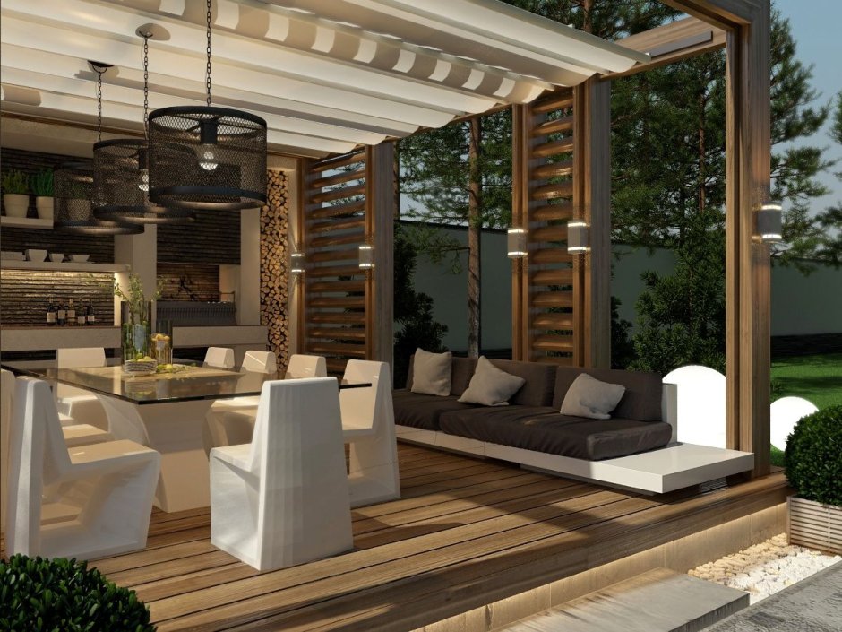 Современные беседки