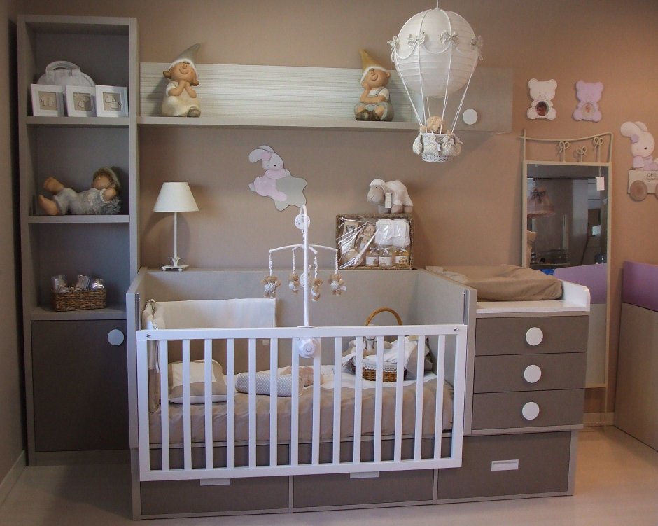 Уголок новорожденного в комнате