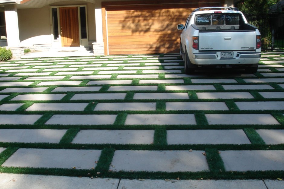 Парковка из бетона