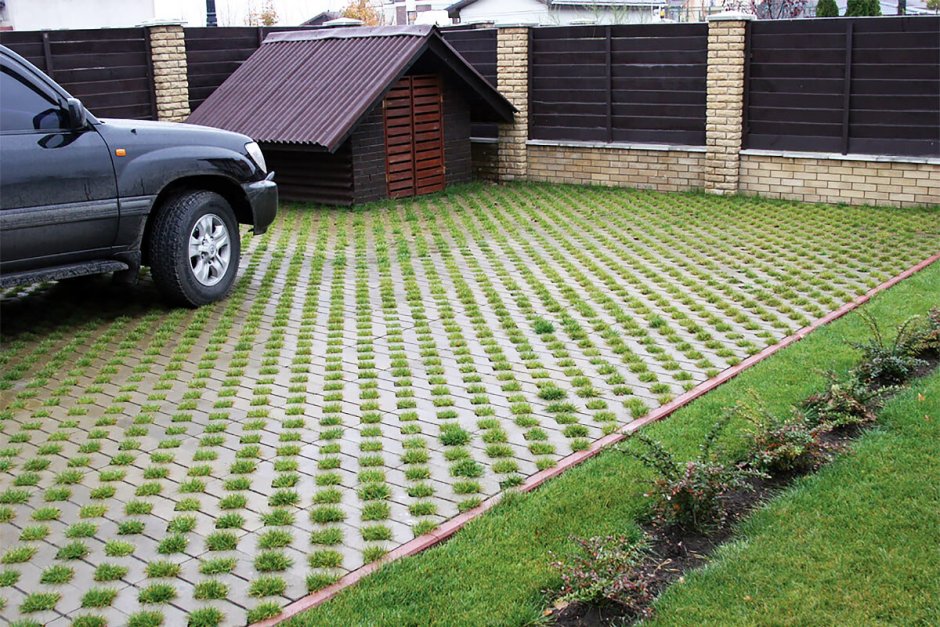 Газонная решетка травница