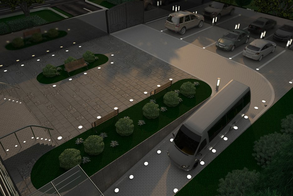 Парковка благоустройство территории