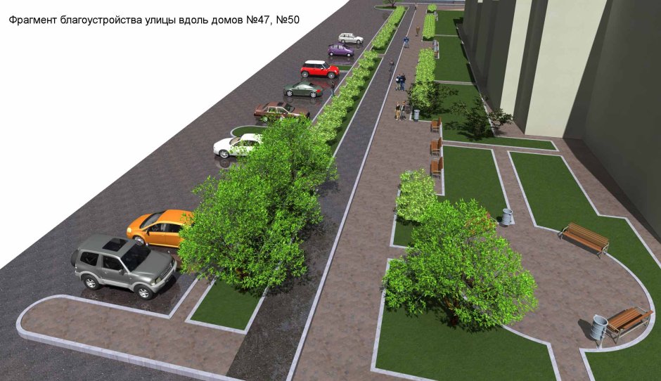 Благоустройство парковки