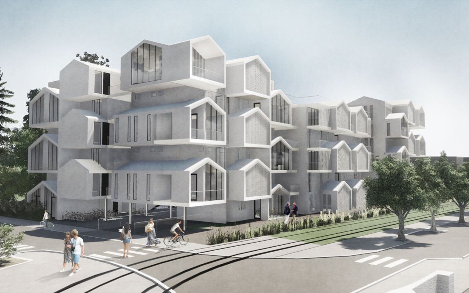 Секционный дом сплошняк