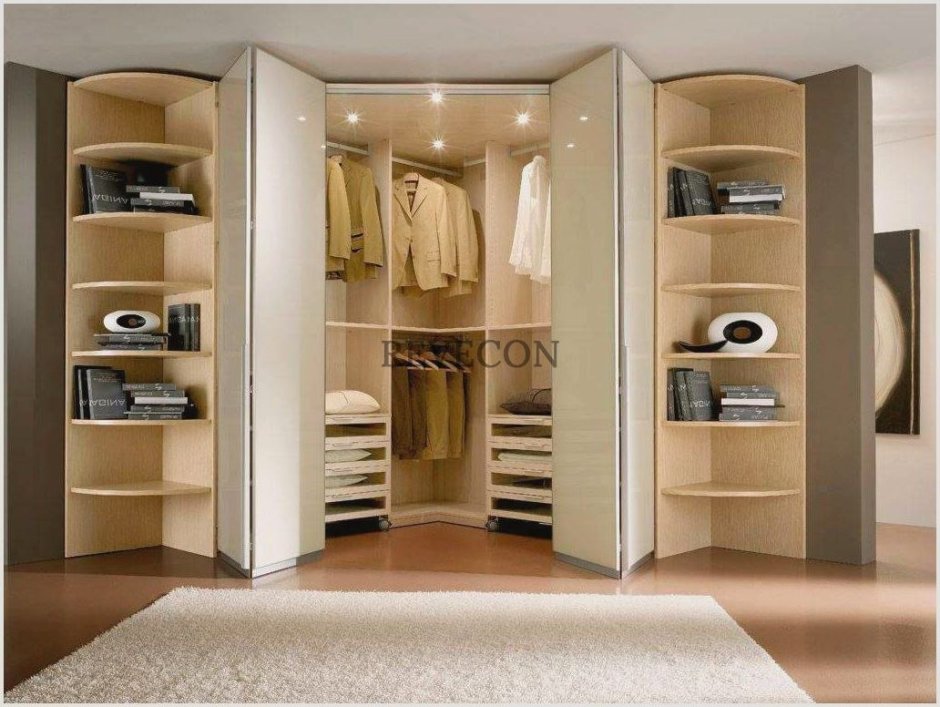 Угловой шкаф в спальню