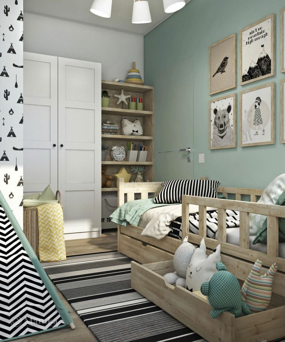 Детская комната для разнополых детей Сканди