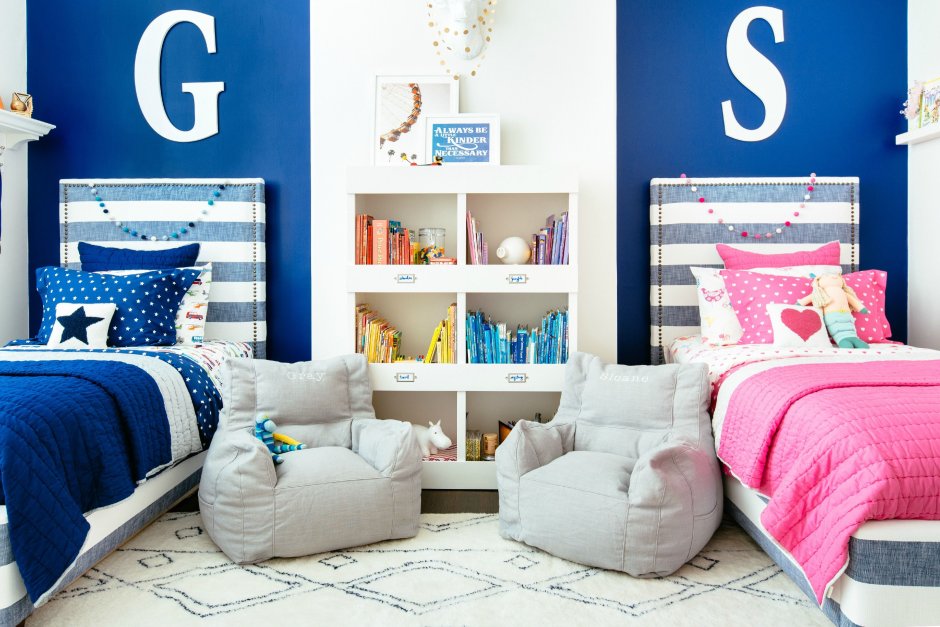 Спальная комната для девочки и мальчика