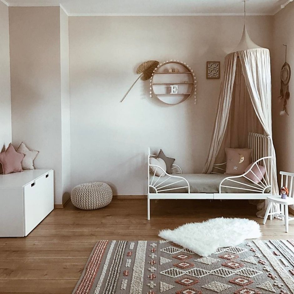 Спальня для девочки в скандинавском стиле