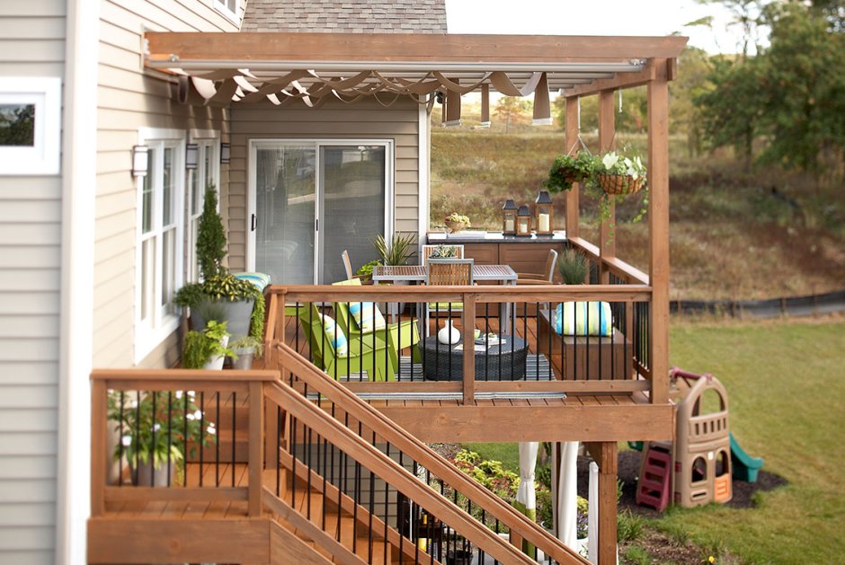 Барбекю на террасе