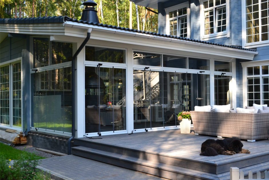 Двухэтажная веранда