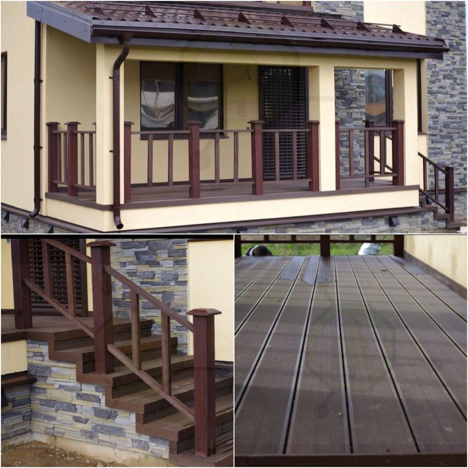 Барнхаус остекление террасы