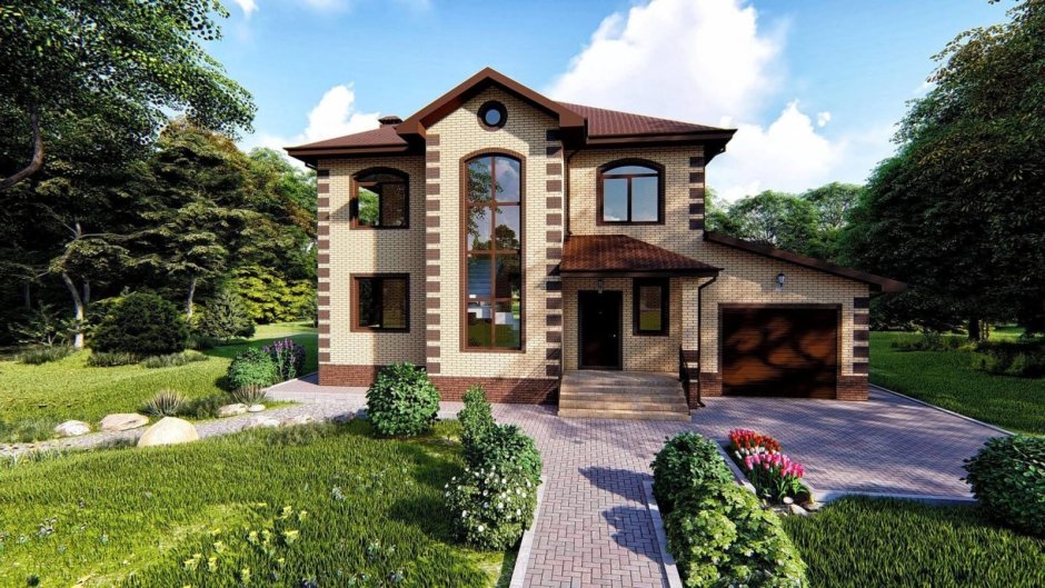 Двухэтажный домик