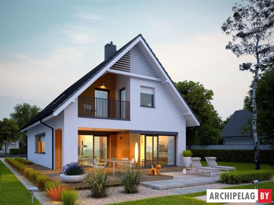 Маленький двухэтажный домик