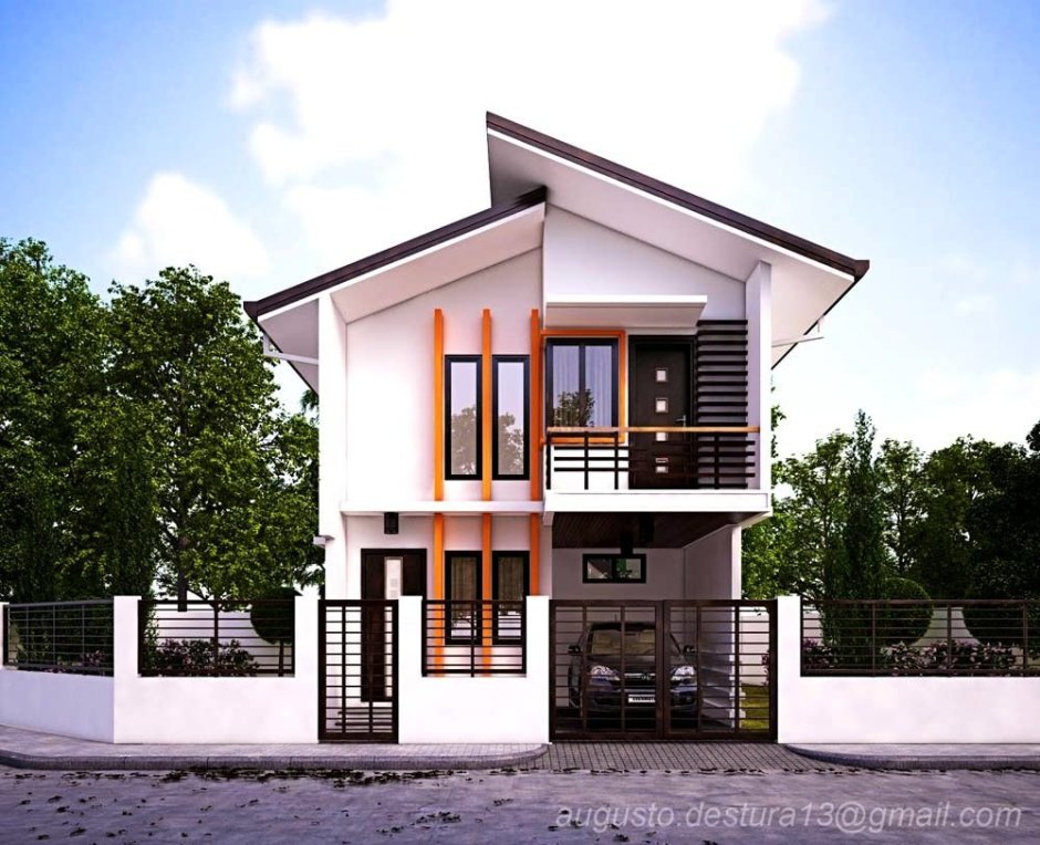 Маленький двухэтажный дом