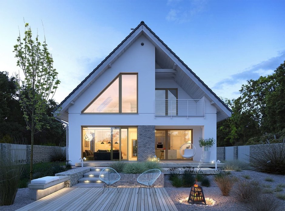 Дом фахверк проект Скандинавия