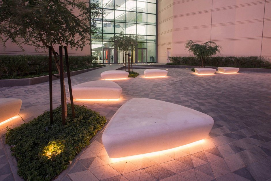 Декоративная подсветка ландшафта