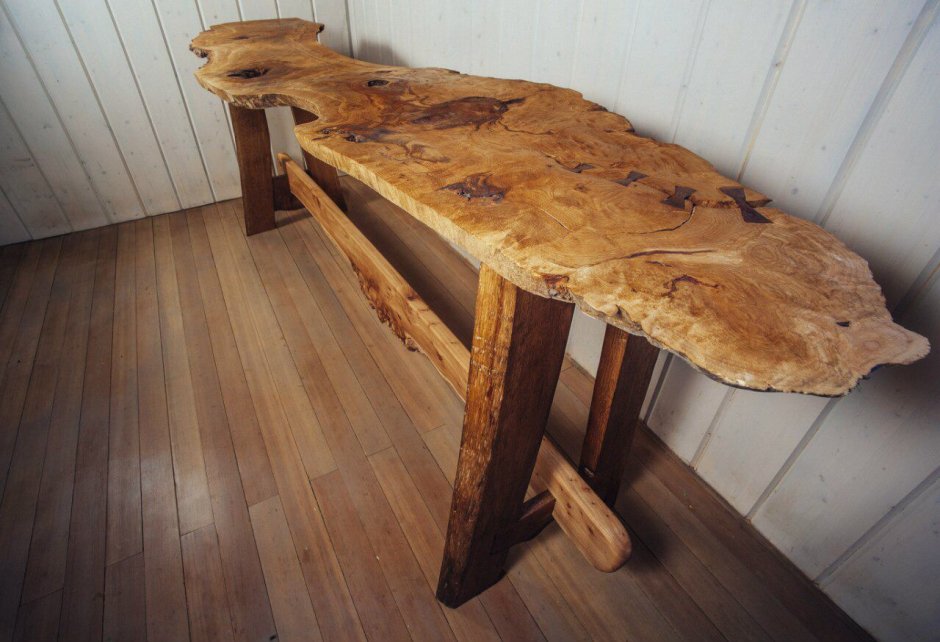 Мебель из слэба дерева