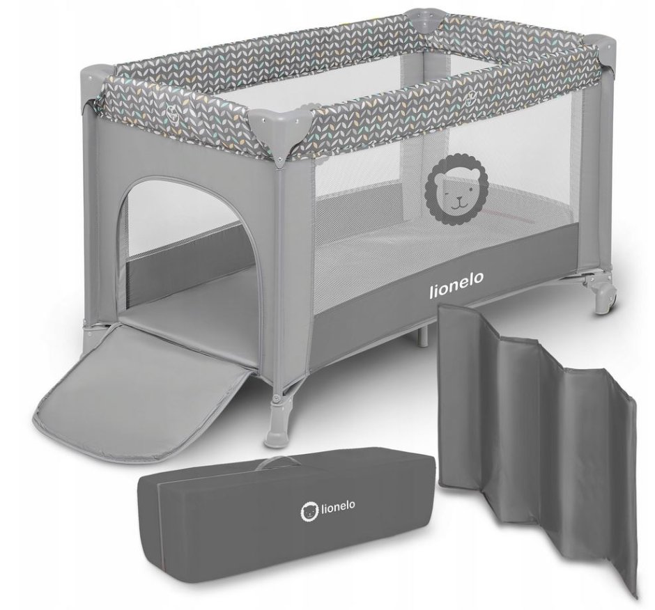 Манеж Lionelo lo-Stefi Grey Concrete Multicolor