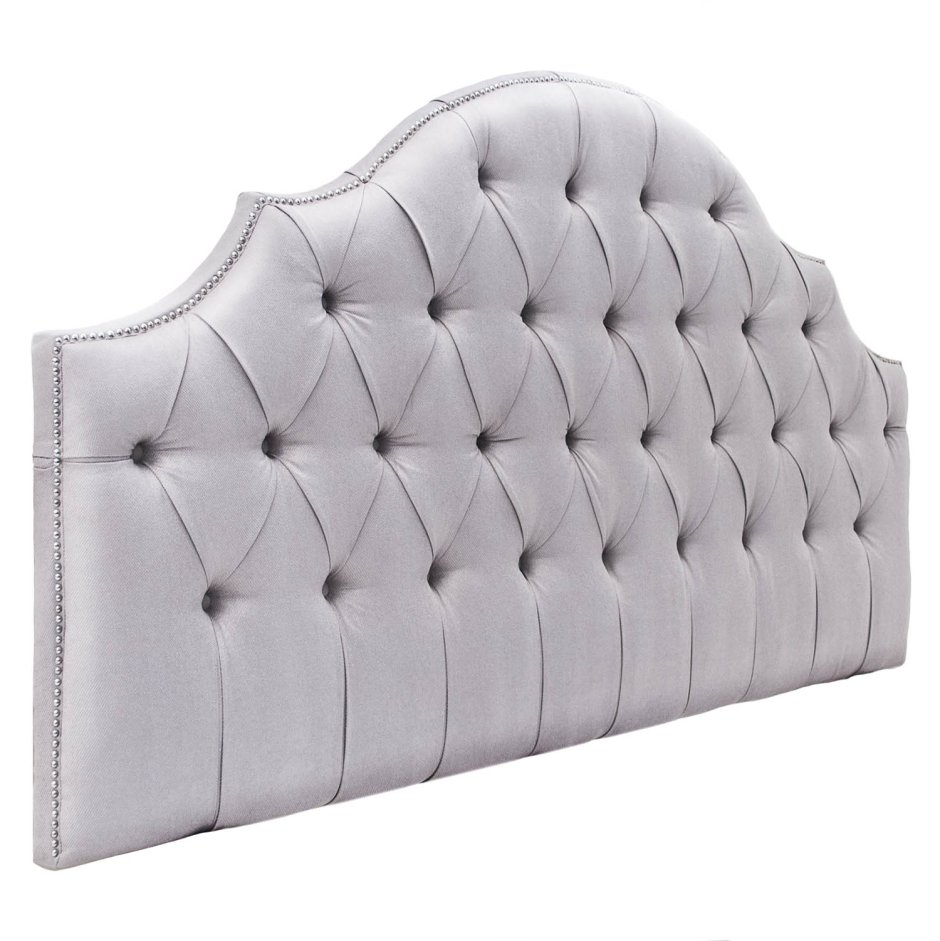 Кровать с мягким изголовьем