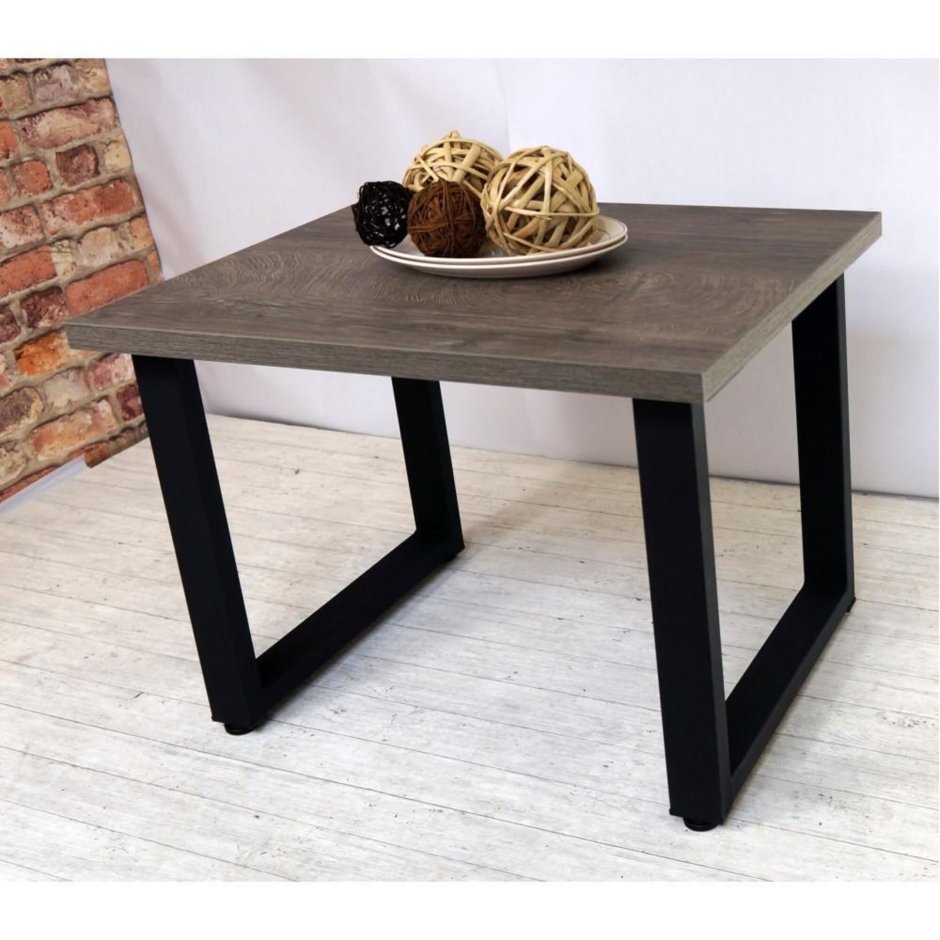 Подстолье для журнального стола лофт, 400 мм, цвет чёрный