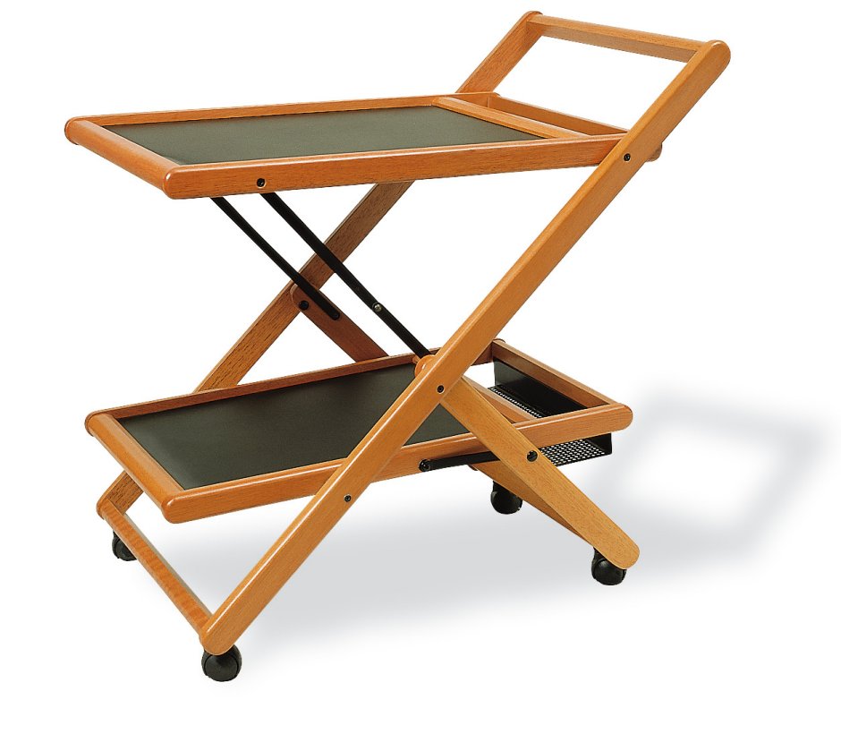 Складной столик на колесиках