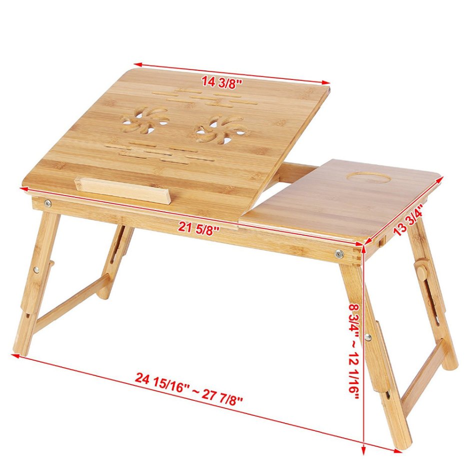 Bamboo Wood столик для ноутбука