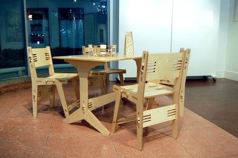 Кухонный стул из фанеры